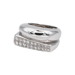 Fred Bague Success Or blanc Diamant