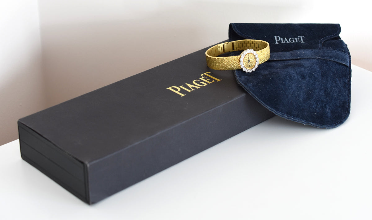 Montre PIAGET en or jaune et diamants