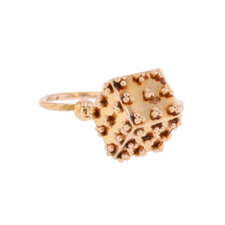 Mono boucle d'oreille Dormeuse en or rose