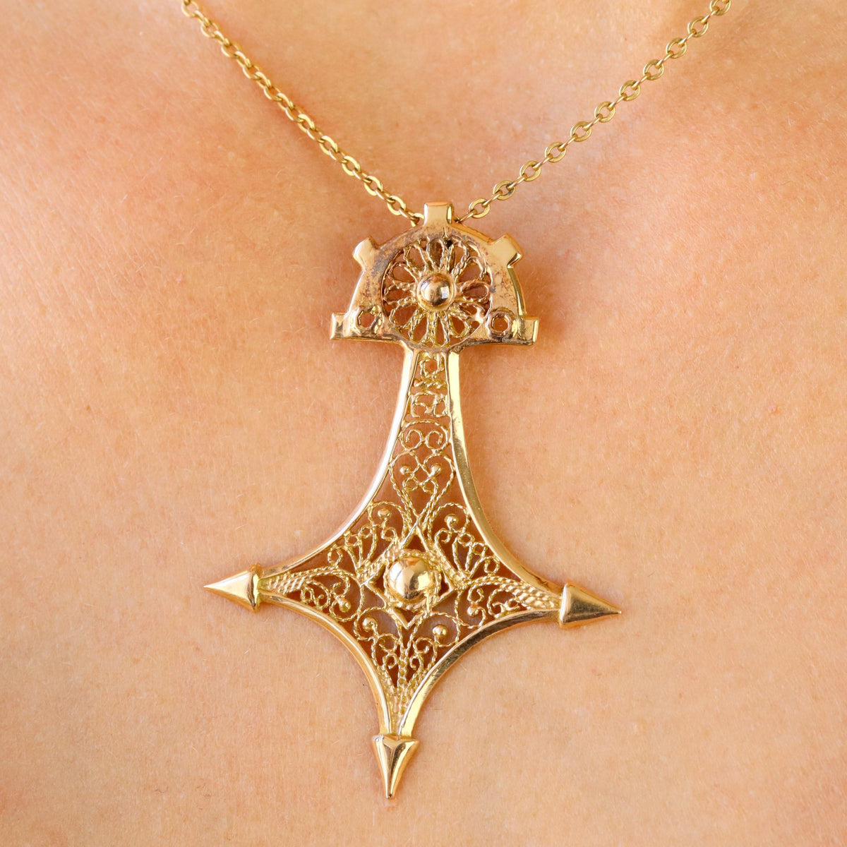 Pendentif en or jaune