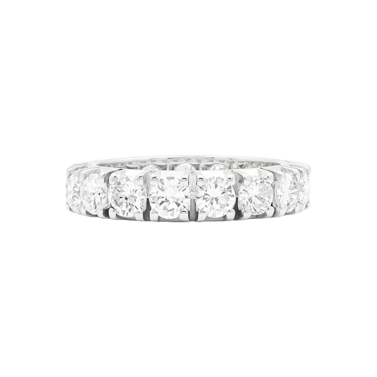 Bague Alliance en or blanc et diamants