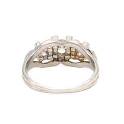 Bague Trilogie en or blanc et diamants