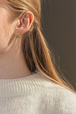 Boucles d'oreilles Or jaune Diamant