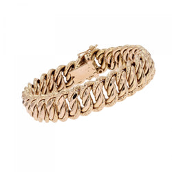 Bracelet Maille en or rose