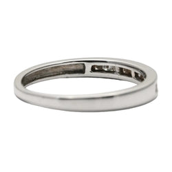 Bague Alliance en or blanc et diamants