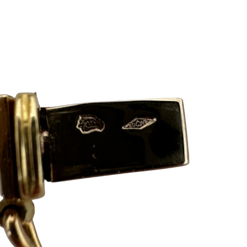 Bracelet Maille CARTIER Nouveau JCC en or jaune et or blanc