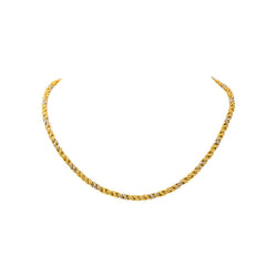 Collier Maille torsadée Or jaune