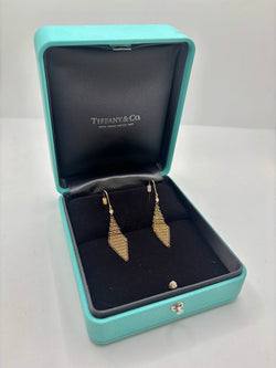 Boucles d'oreilles Pendantes TIFFANY & CO. en or jaune et diamants