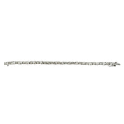 Bracelet en or blanc et diamants