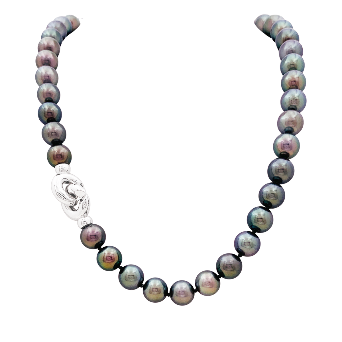 Collier Perles en or blanc