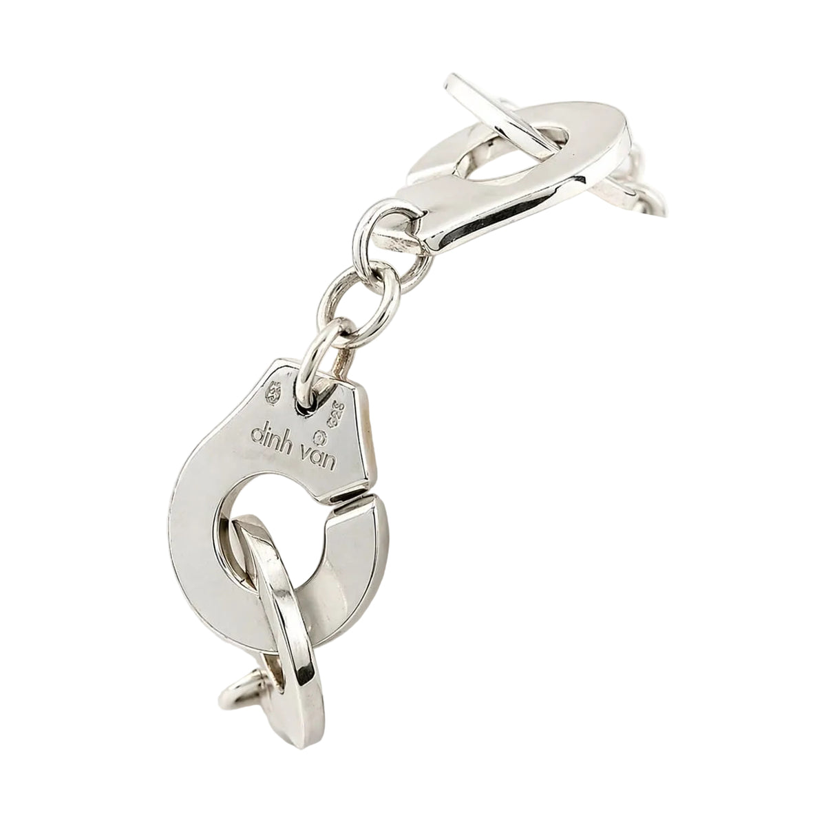 Bracelet Maille DINH VAN "Menottes R20" en argent