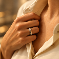 Bague Alliance LOUIS VUITTON Volt en or blanc