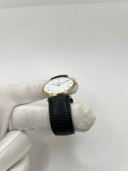 Montre LONGINES La Grande Classique plaqué or, acier et cuir