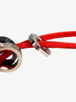 Bracelet CARTIER Love en or blanc, céramique et diamants