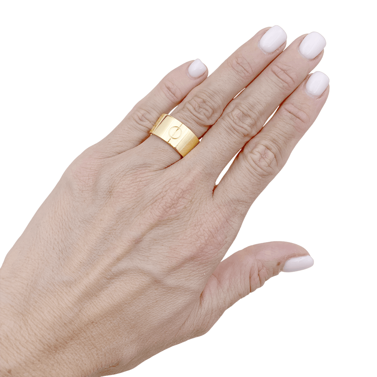 Bague Bandeau CARTIER "Love" GM en or jaune