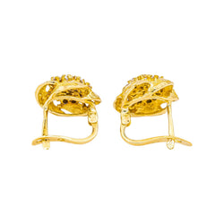 Boucles d'oreilles Or jaune Diamant