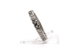 Bague Alliance en or blanc et diamants