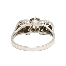 Bague Trilogie en or blanc et diamants