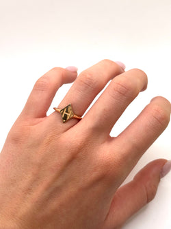 Bague Jonc HERMES Gambade or rose