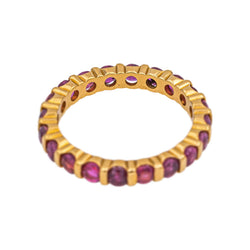 Bague Or jaune Rubis