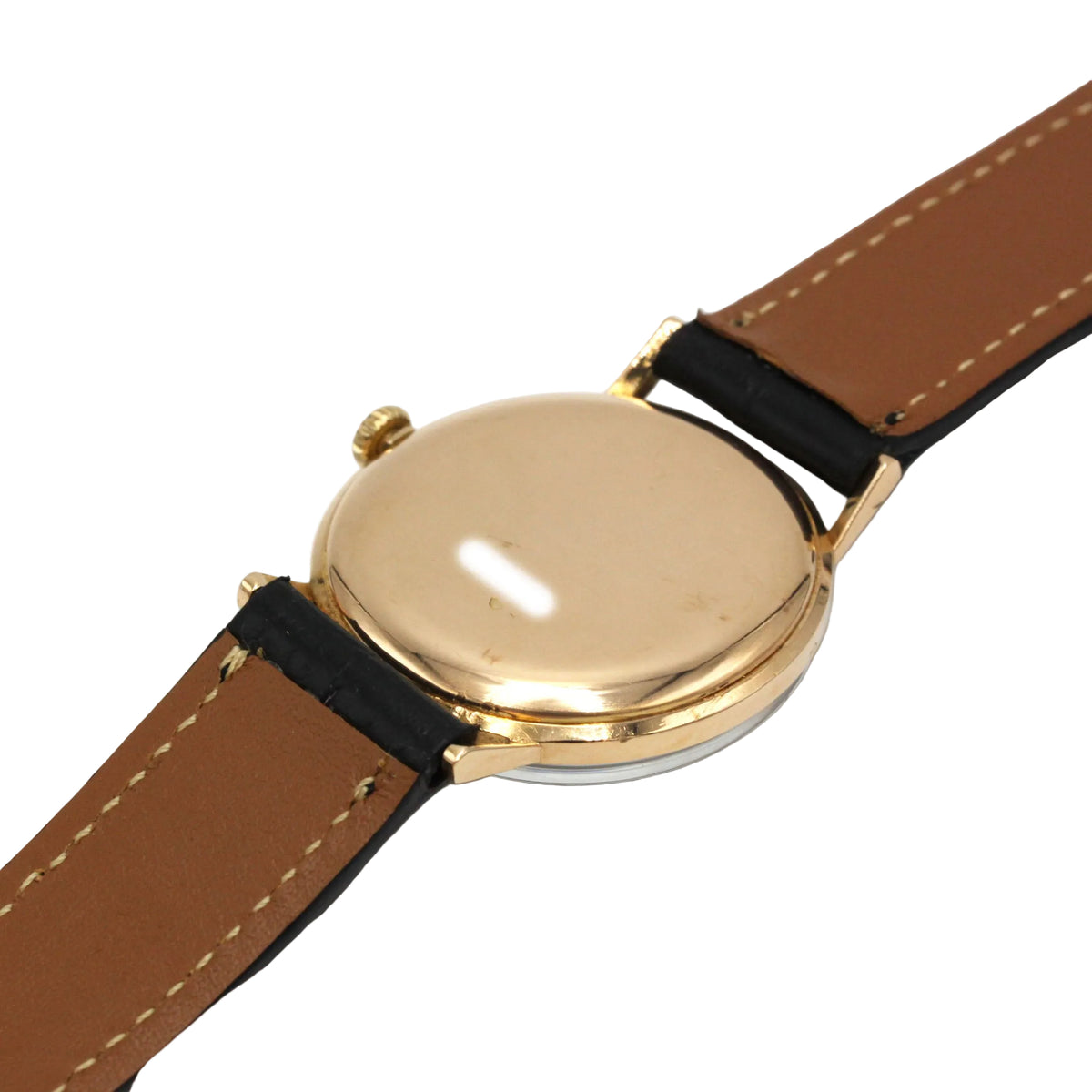 Montre ZENITH "Stellina" en or rose et cuir