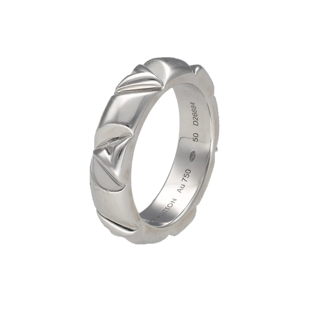 Bague Alliance LOUIS VUITTON Volt en or blanc