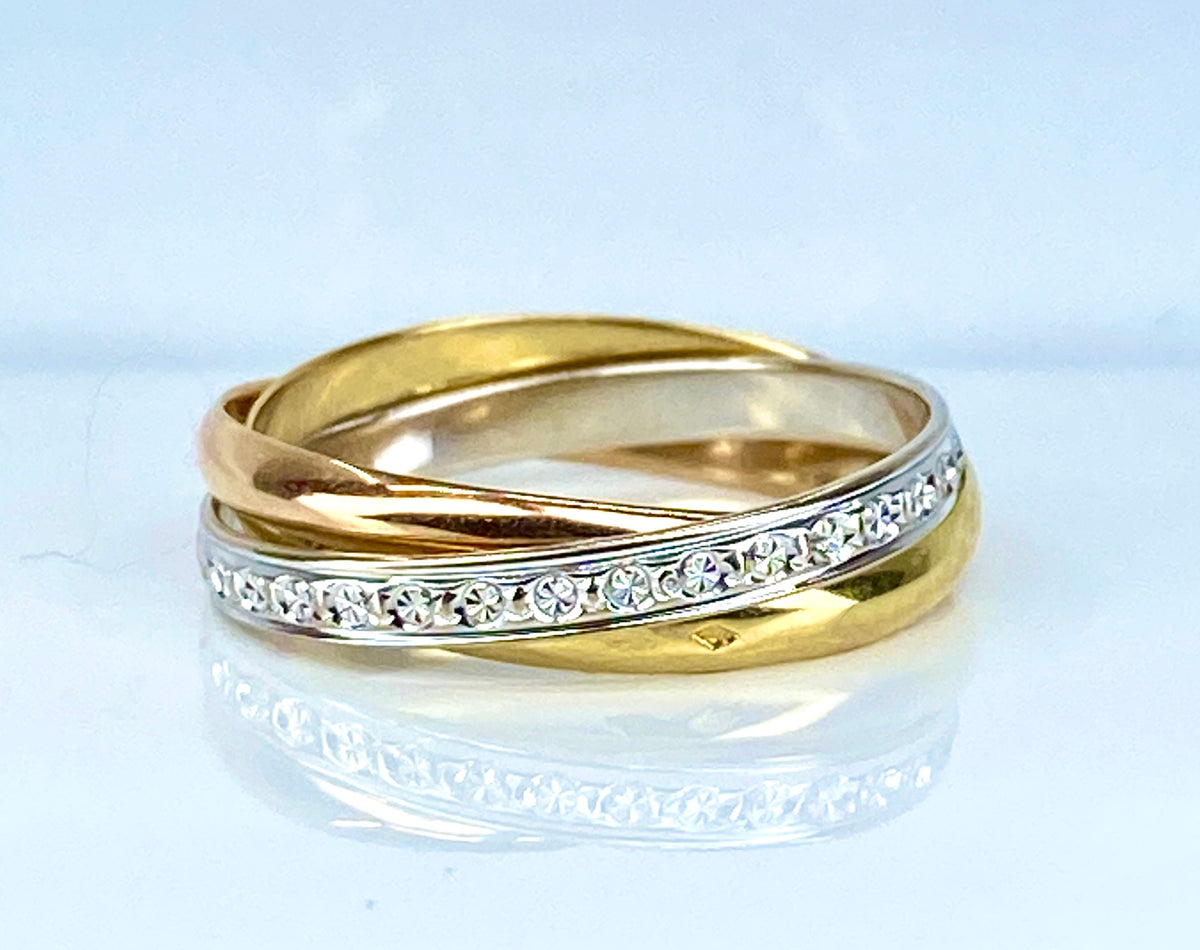 Bague en ors de couleurs