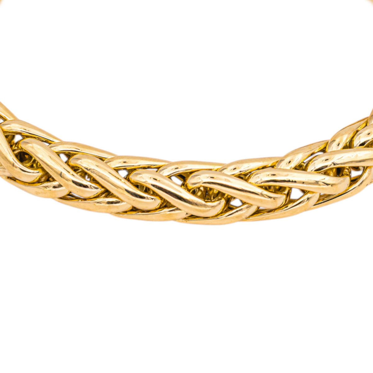 Bracelet Maille palmier Or jaune