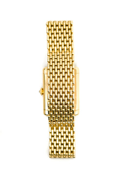 Cartier Tank Louis - Diamants "grain de riz" - Mécanique