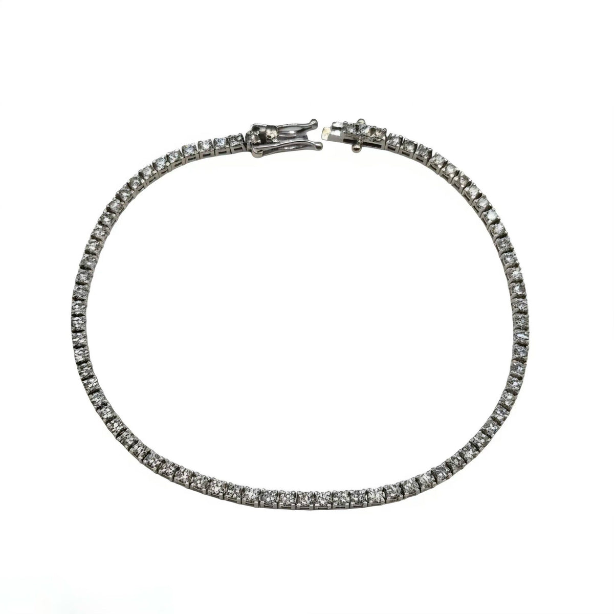Bracelet Ligne en or blanc et diamants