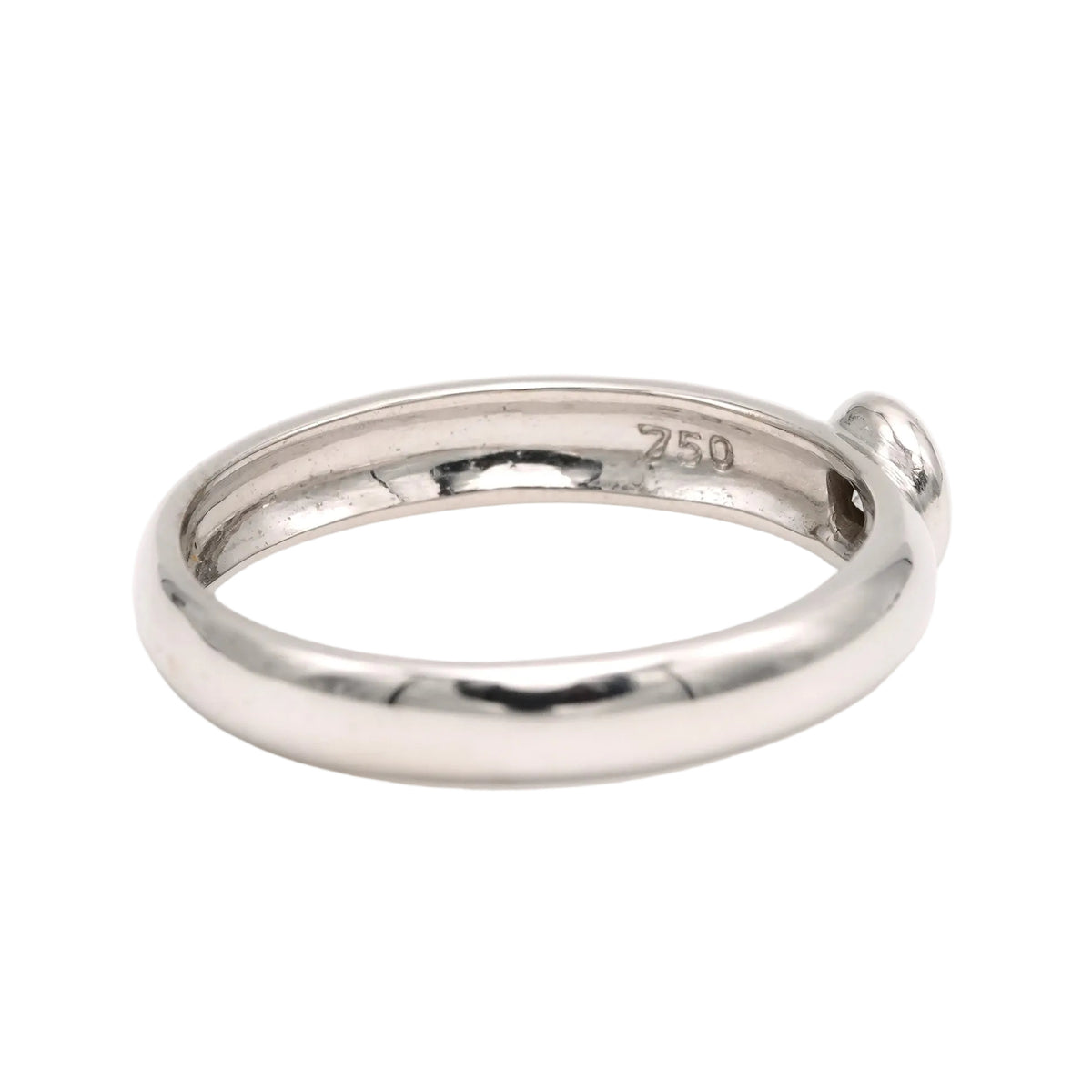 Bague Solitaire en or blanc et diamant