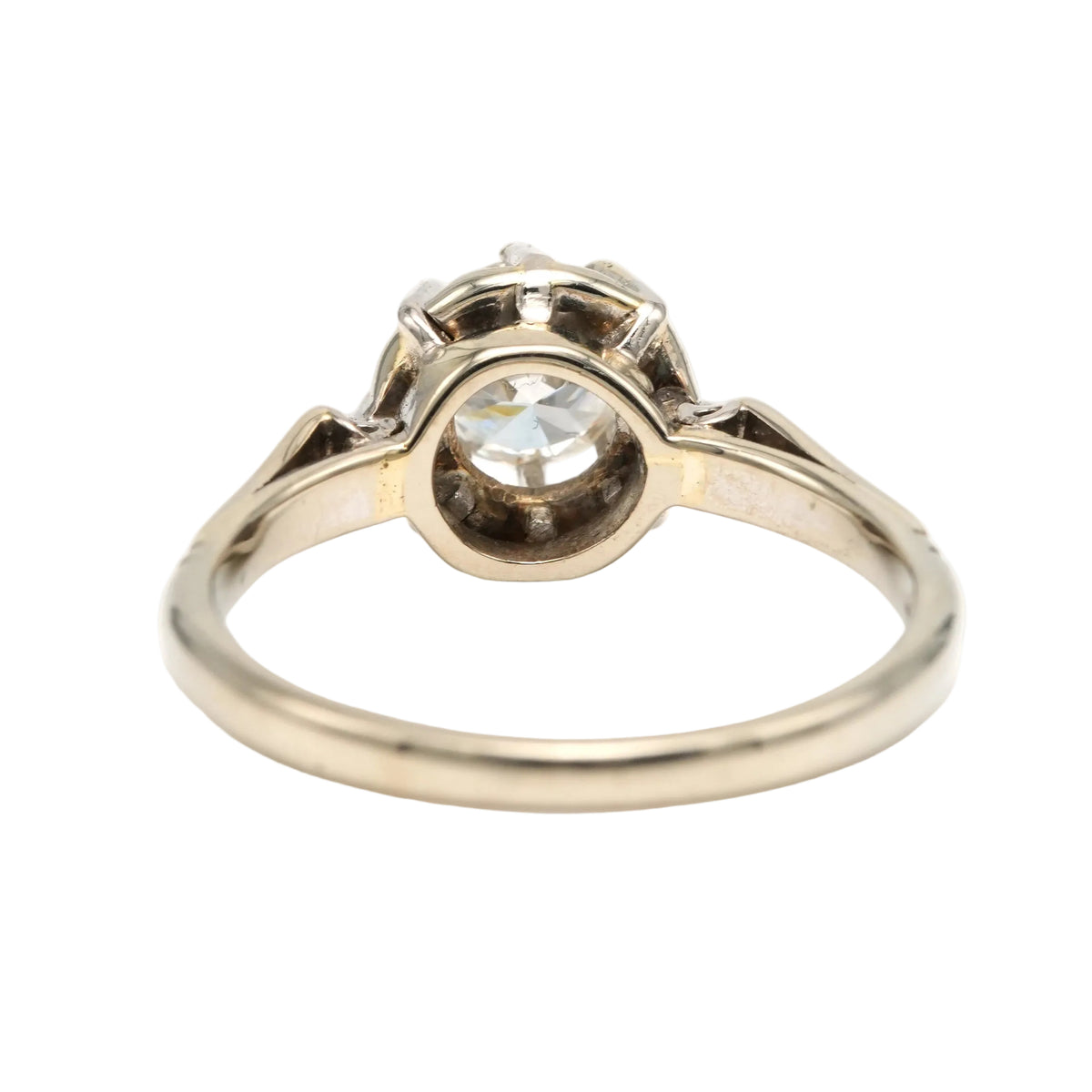 Bague Solitaire en or blanc et diamant