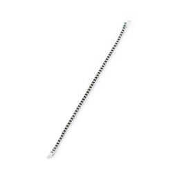 Bracelet Ligne CARTIER en or blanc et émeraudes