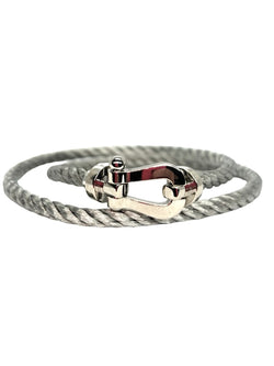 Bracelet Souple FRED Force 10 en or blanc