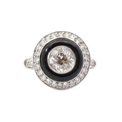 Bague vintage diamant de 1,66cts L/VVS2