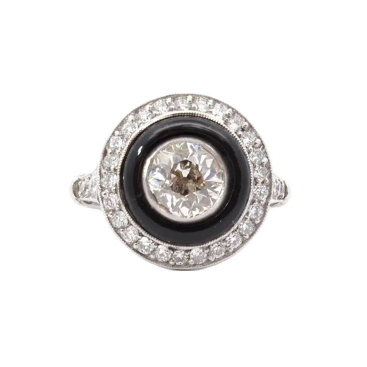 Bague vintage diamant de 1,66cts L/VVS2