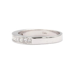 Bague Alliance en or blanc et diamants