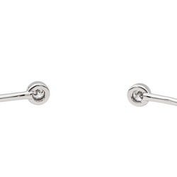 Bracelet Jonc Or blanc Diamant