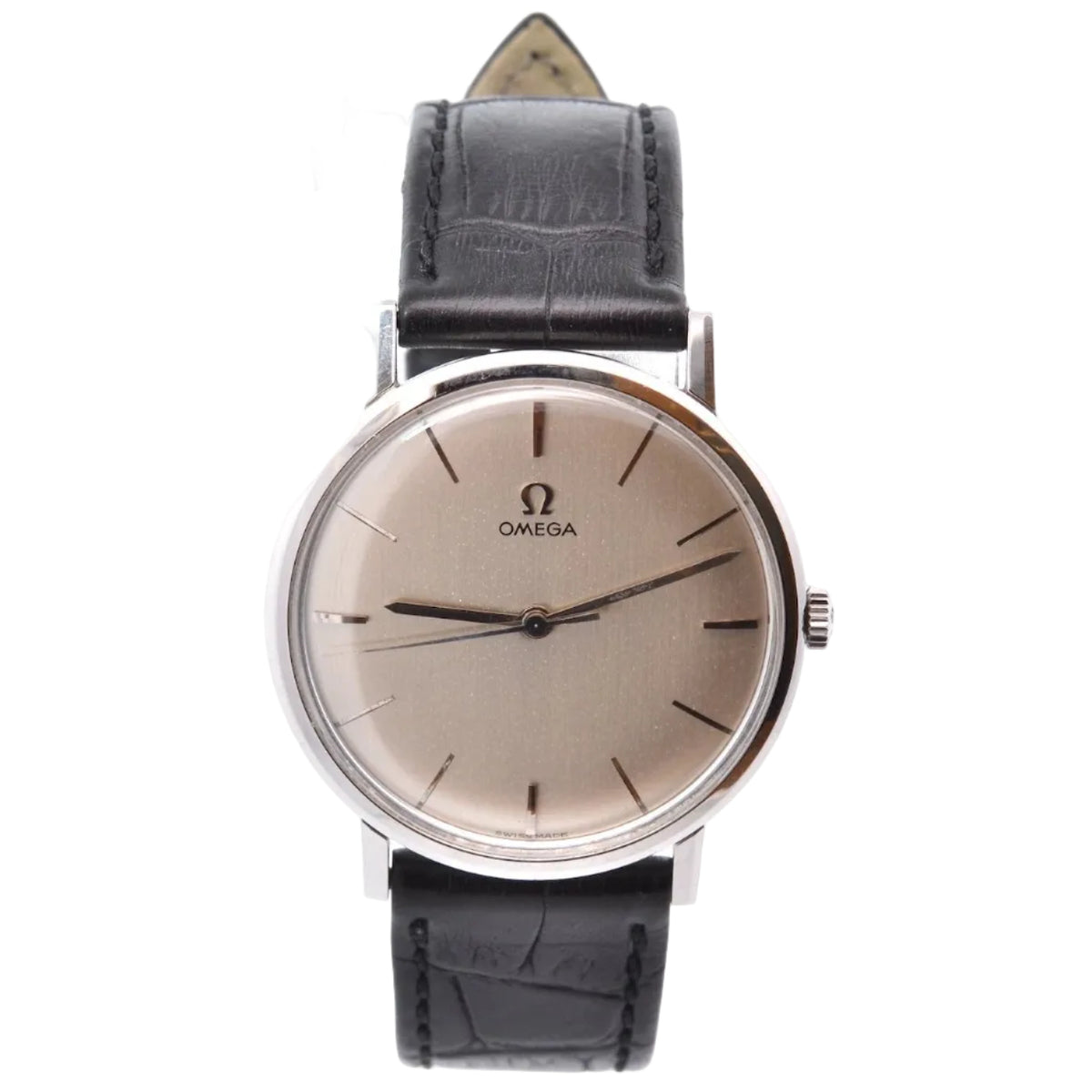 Montre Omega mécanique en acier