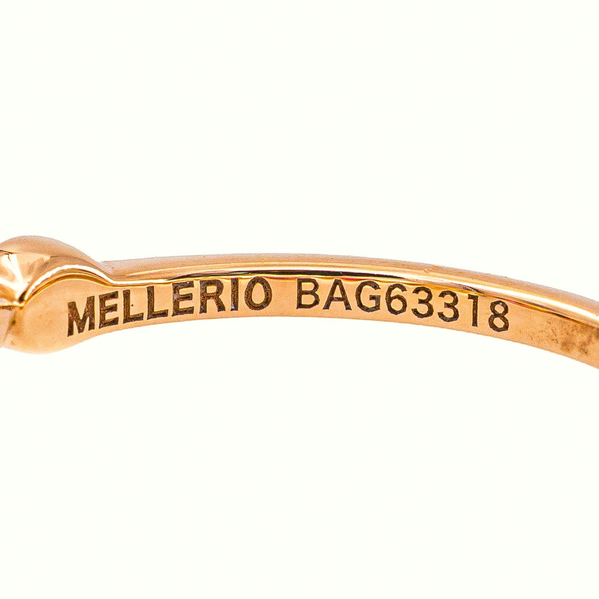 Mellerio Bague Anneau Indra Rose Or rose Saphir