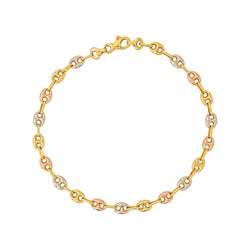 Bracelet Grain de café Or jaune