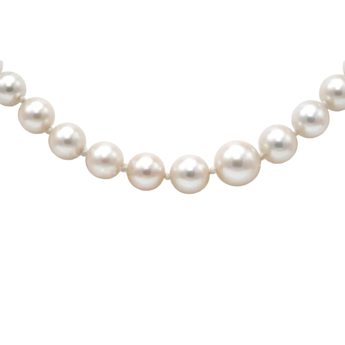 Collier Perles en or blanc et diamants
