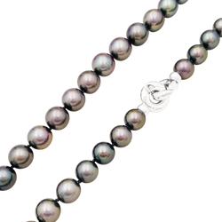 Collier Perles en or blanc