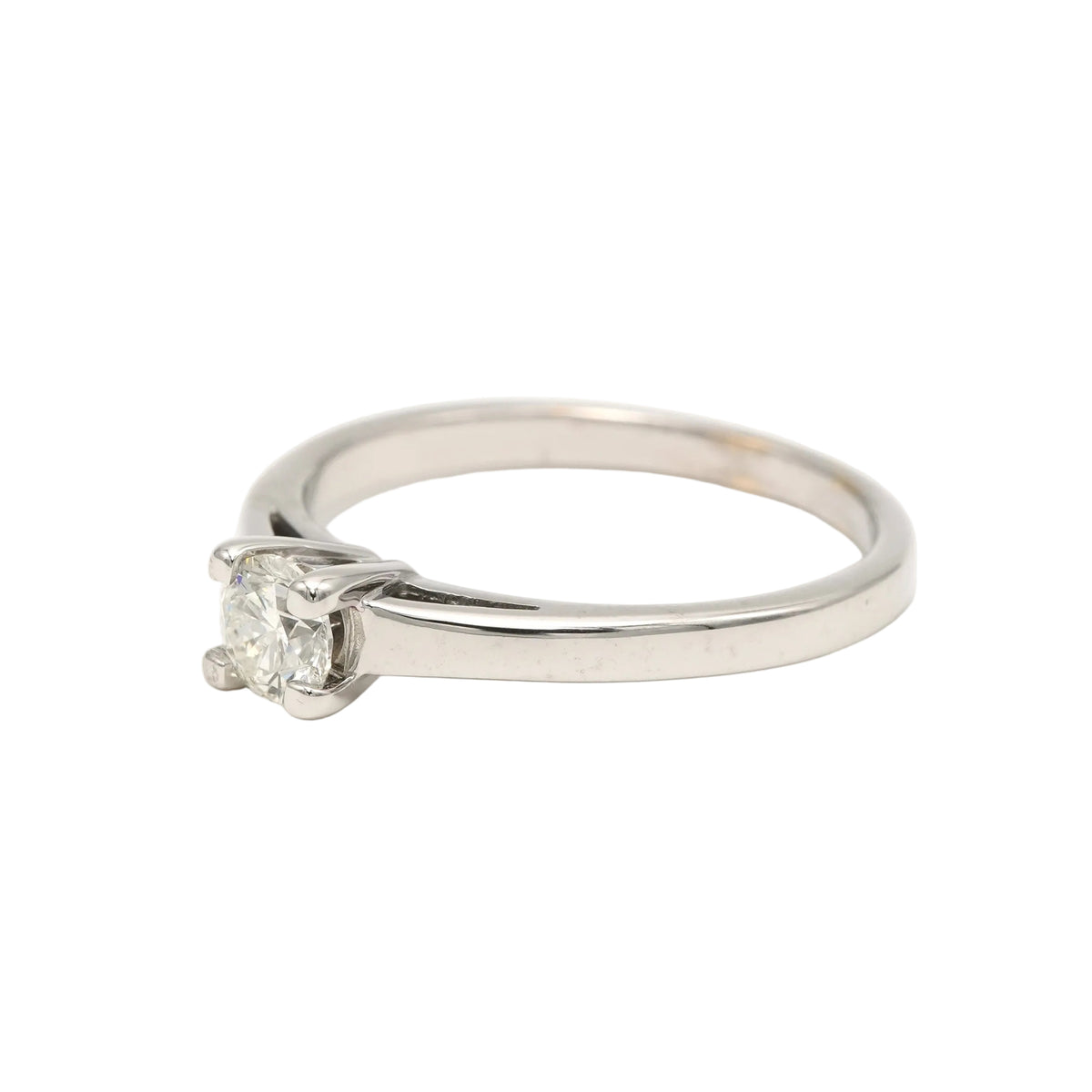 Bague Solitaire en or blanc et diamant