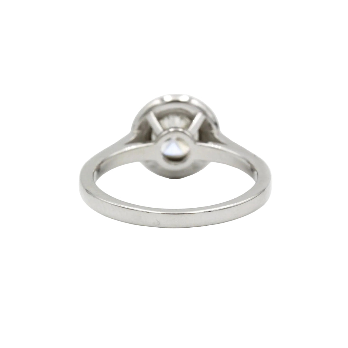Bague Solitaire en or blanc et diamants