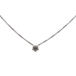 Collier Pendentif en or blanc et diamant