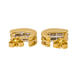 Boucles d'oreilles Or jaune Diamant