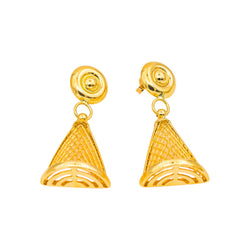 Boucles d'oreilles  Pendantes Or jaune
