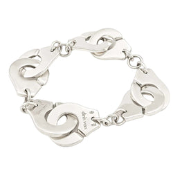 Bracelet Maille DINH VAN "Menottes R20" en argent