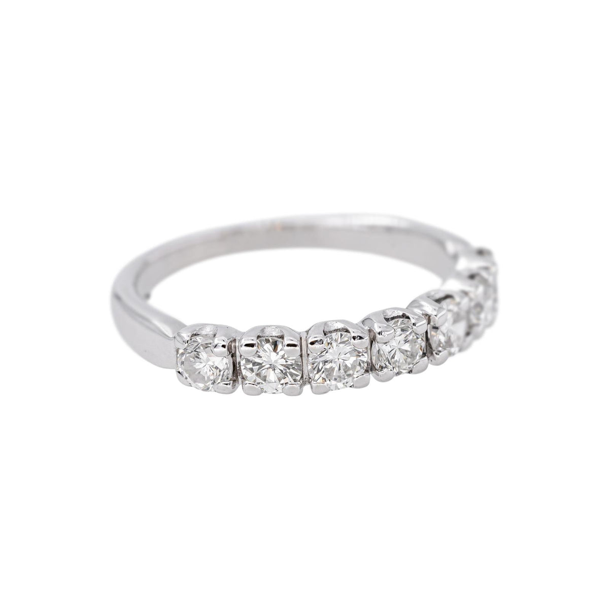 Bague Alliance en or blanc et diamants